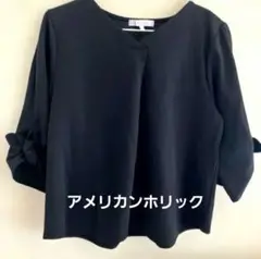 AMERICAN HOLIC 黒 半袖 トップス