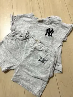 petit main NYロゴ Tシャツ&ショートパンツセット 80