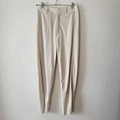 【UNIQLO U】(61)ジャージスーツパンツ/テーパード　ナチュラル