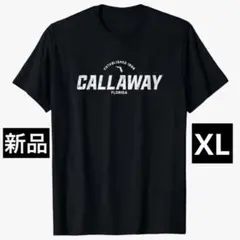 【新品/XLサイズ】キャロウェイ メンズ 半袖 Tシャツ ブラック ビンテージ