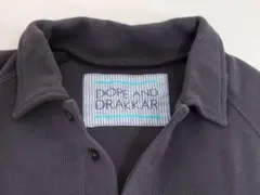 DOPE AND DRAKKAR ドープアンドドラッカー 半袖ポロ チャコール