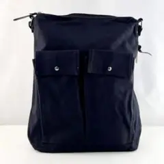 2WAY リュック トートバッグ リュックサック 大容量 A4収納 ブラック08