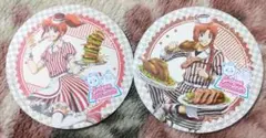 銀魂×アニメイトカフェ Gintmama Diner コースター 神楽 神威