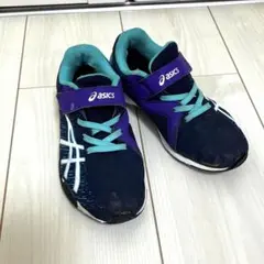 asics スニーカー ネイビー/ターコイズ　20㎝