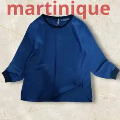 匿名配送✨martiniqueマルティニーク ネイビー 長袖ブラウス トップス