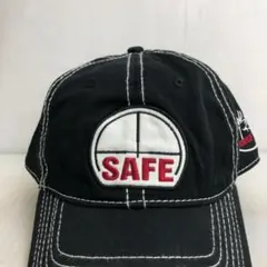 【アメリカ買付品】キャップ　6パネルキャップ　刺繡ロゴ　SAFE　RMEF　黒