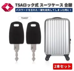 TSA007 ユニバーサル マスターキー 合鍵 スーツケース 2本 Z182