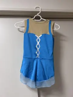 新体操 レオタード 青 リボン