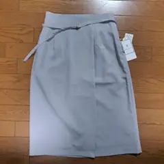 ロペピクニック　ひざ丈 スカート グレー　新品未使用