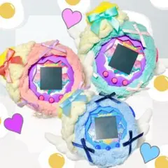 たまごっちパラダイス 目玉焼き カバー 3点セット (天使の羽付きver)