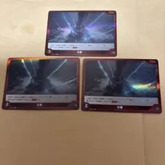 ゴジラカードゲーム 決着 sr 3枚セット