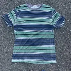 80s 90s multi border tーshirt