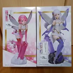 ラウンドワン限定 リゼロ　ラム　エミリア　ジュエルプリンセス　フィギュア