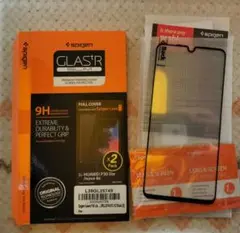 Huawei P30 lite 保護フィルム　ガラスフィルム　spigen