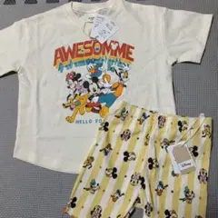 ★値下げ★DISNEY　半袖シャツ、七分丈パンツ　100