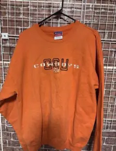 チャンピオン Champion CSU Cowboys オレンジ L