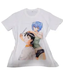 L〜LL　エヴァンゲリオン 碇シンジ＆綾波レイ アニメTシャツ　y2k 平成