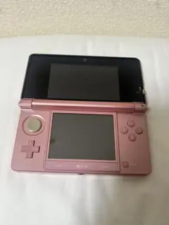 【動作確認済み】3DS 本体 ミスティピンク 充電器と説明書付き。