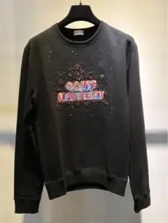 SAINT LAURENT PARIS サンローラン 新品 ロゴスウェット XS