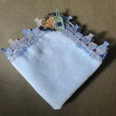 近沢レース☆シーズンタオルハンカチ☆酒・アクアブルー