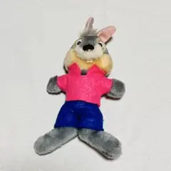 ディズニー　スプラッシュマウンテン　うさぎどん　ぬいぐるみバッジ　ぬいば　レトロ