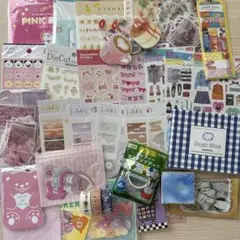 文具まとめ売り⑩ 34点　マスキングテープ　メモ帳　シール　文房具