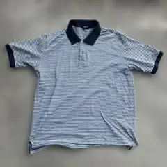 00s OLD UNIQLOオールドユニクロ ボーダーポロシャツY2K