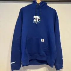 Aape フード付きパーカー XL ブルー