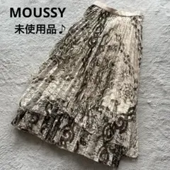 【未使用品】MOUSSY BANDANA LACE PLEATSスカートタグ付き