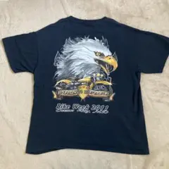 Bike Week tシャツ イーグル ブラック 黒