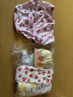 いちごとレモン柄パンツ2枚セット