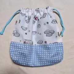 サカバンバスピス柄の巾着袋