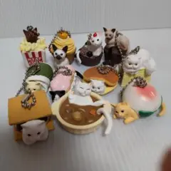 ねこカフェガチャガチャ11点
