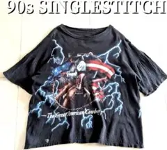 90s USA製 アメリカンサンダー　Tシャツ　シングルステッチ