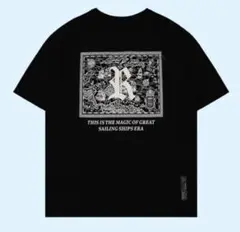 半袖Tシャツ レディース ブラック “R”プリント Mサイズ