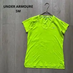 Under Armour 蛍光イエロー Tシャツ トレーニング ランニング S