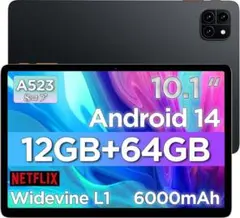 Android 14 アンドロイド タブレット 12GB+64GB