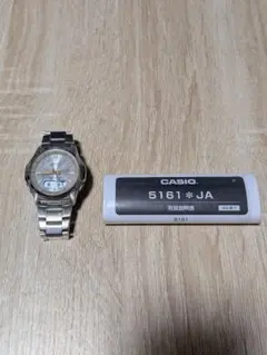 【美品】CASIO ウェーブセプター ソーラー電波時計 カシオ