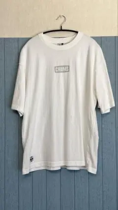 CHUMS ホワイト Tシャツ Lサイズ オーバーサイズ