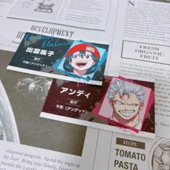 名刺カードコレクション　出雲風子、アンディ