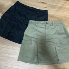 guカーゴミニスカート2枚セットMサイズ