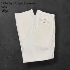 90s ラルフローレンチノパン Polo by Ralph Lauren W32