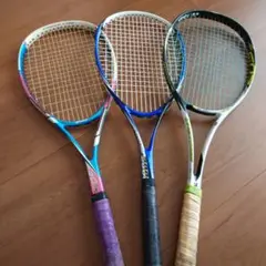 ソフトテニスラケット 3本セット