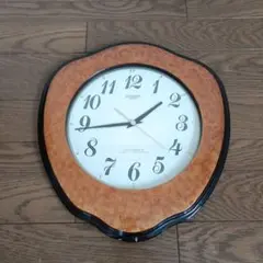 CITIZEN 掛時計 ウッド調 約30cm◎