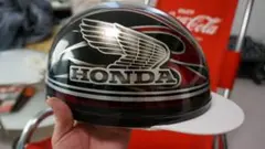 【美品】ホンダロゴ ヘルメット 半キャップ【着用一回】