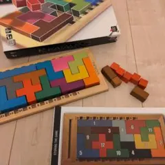【美品】katamino木製パズル