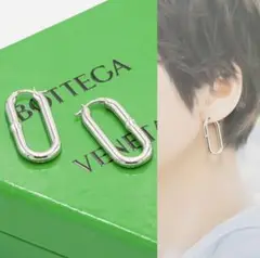 BOTTEGA VENETA 925シルバー　スパイラルピアス(両耳用) BOTTEGA VENETA 925シルバー スパイラルピアス(両耳用) BOTTEGA