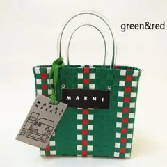 ✅【新品未使用】MARNI かごフラワーカフェピクニックバッグ