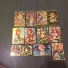 ウマ娘 ウエハースカード　メタルカード　シール　12点セット