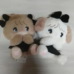 mikko characterBIGぬいぐるみムース•ラテBLACKRIBBON